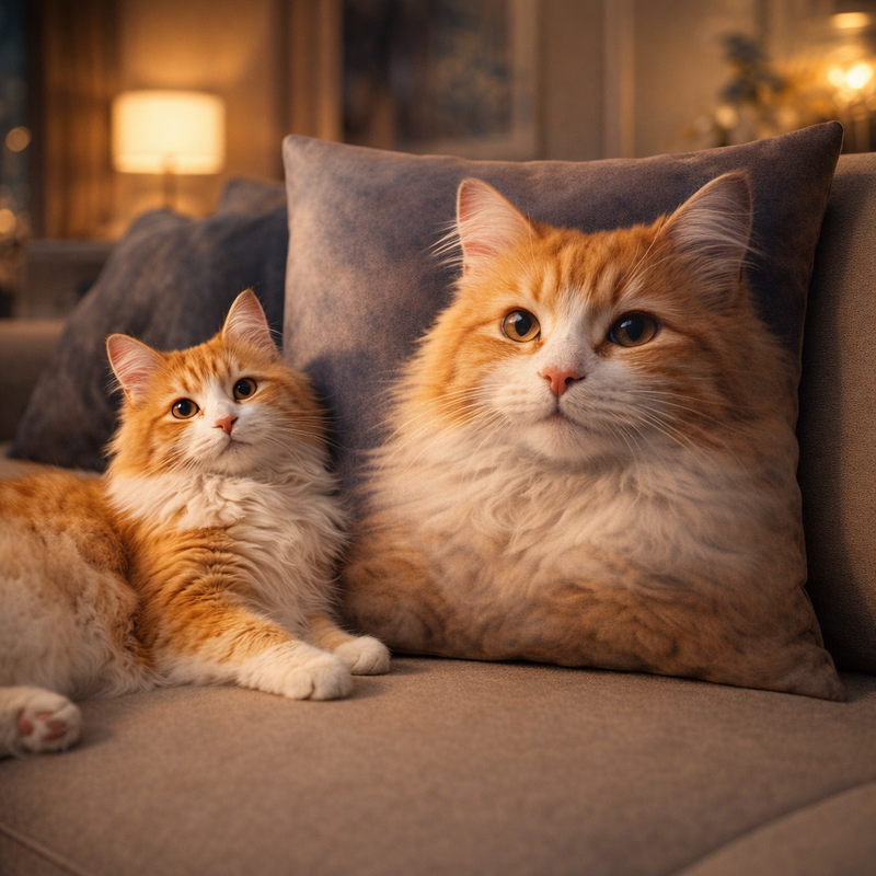 Polštář z fotky mazlíčka